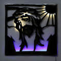 High Quality 3D Glow Wall Hanging - left_view