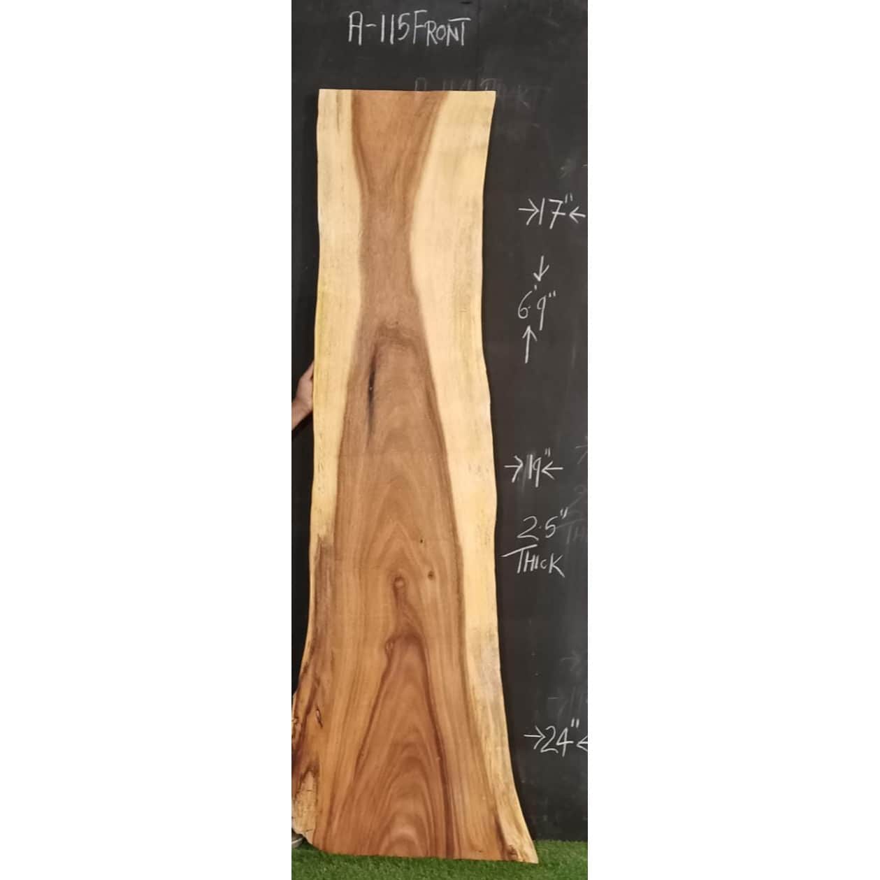 Natural Wooden Top for Table - front_view