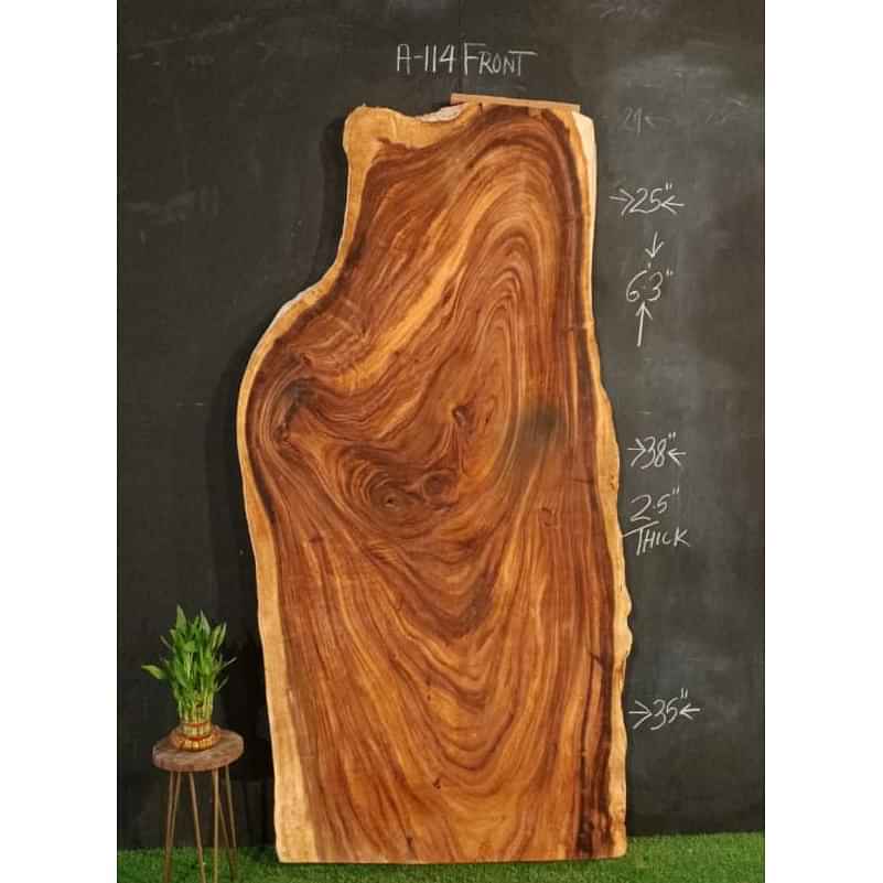 Dining Table Top With Natural Wood - photo