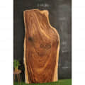 Dining Table Top With Natural Wood - top_view