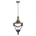 Ceiling Hanging Lamp Gold - top_view