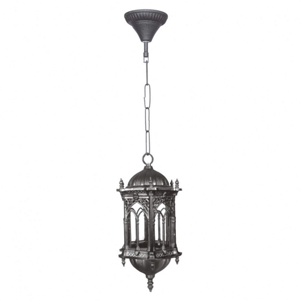 Cast Aluminium Ceiling Hanging Lanterns ( silver ) - photo