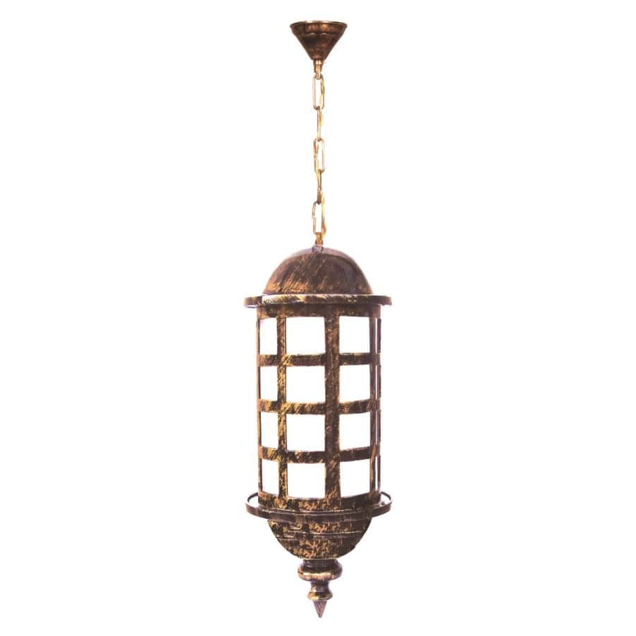Cast Aluminium Ceiling Hanging Lanterns - front_view