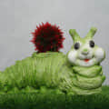 GREEN LAYING TORTOISE PLANTER - photo