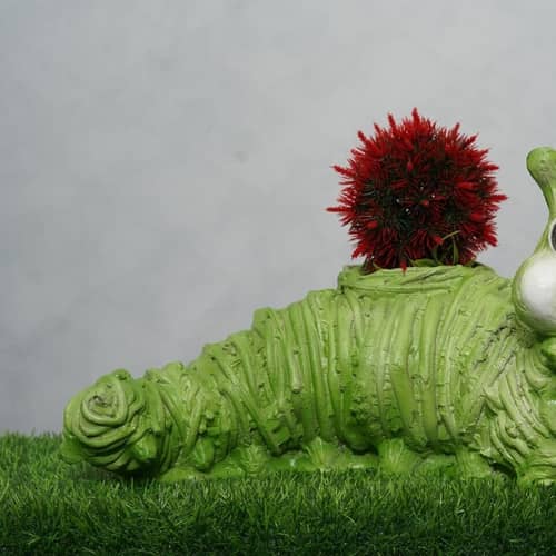 GREEN LAYING TORTOISE PLANTER