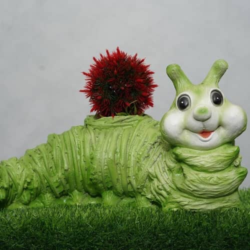 GREEN LAYING TORTOISE PLANTER