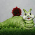 GREEN LAYING TORTOISE PLANTER - rear_view