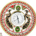 Peacock Marble Round Watch 2 - front_view