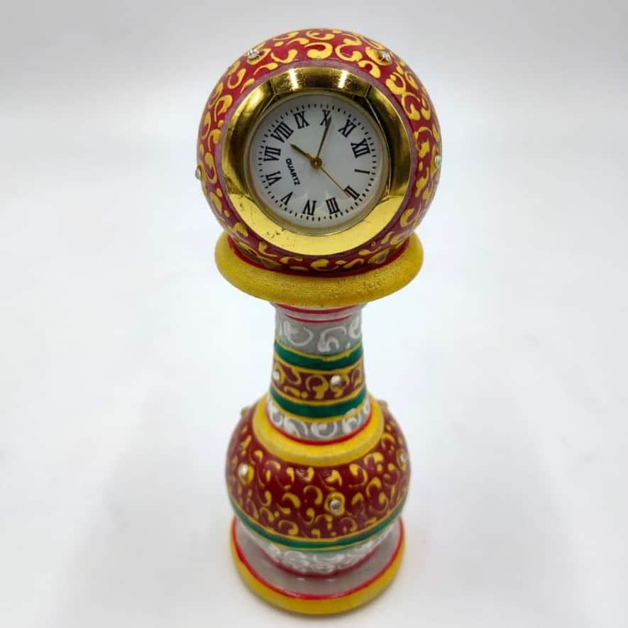 Marble Table Top Watch - front_view
