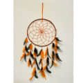Black and Orange Dream Catcher - photo
