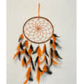 Black and Orange Dream Catcher - front_view