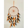 Black and Orange Dream Catcher - top_view