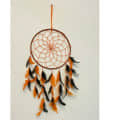 Black and Orange Dream Catcher - rear_view