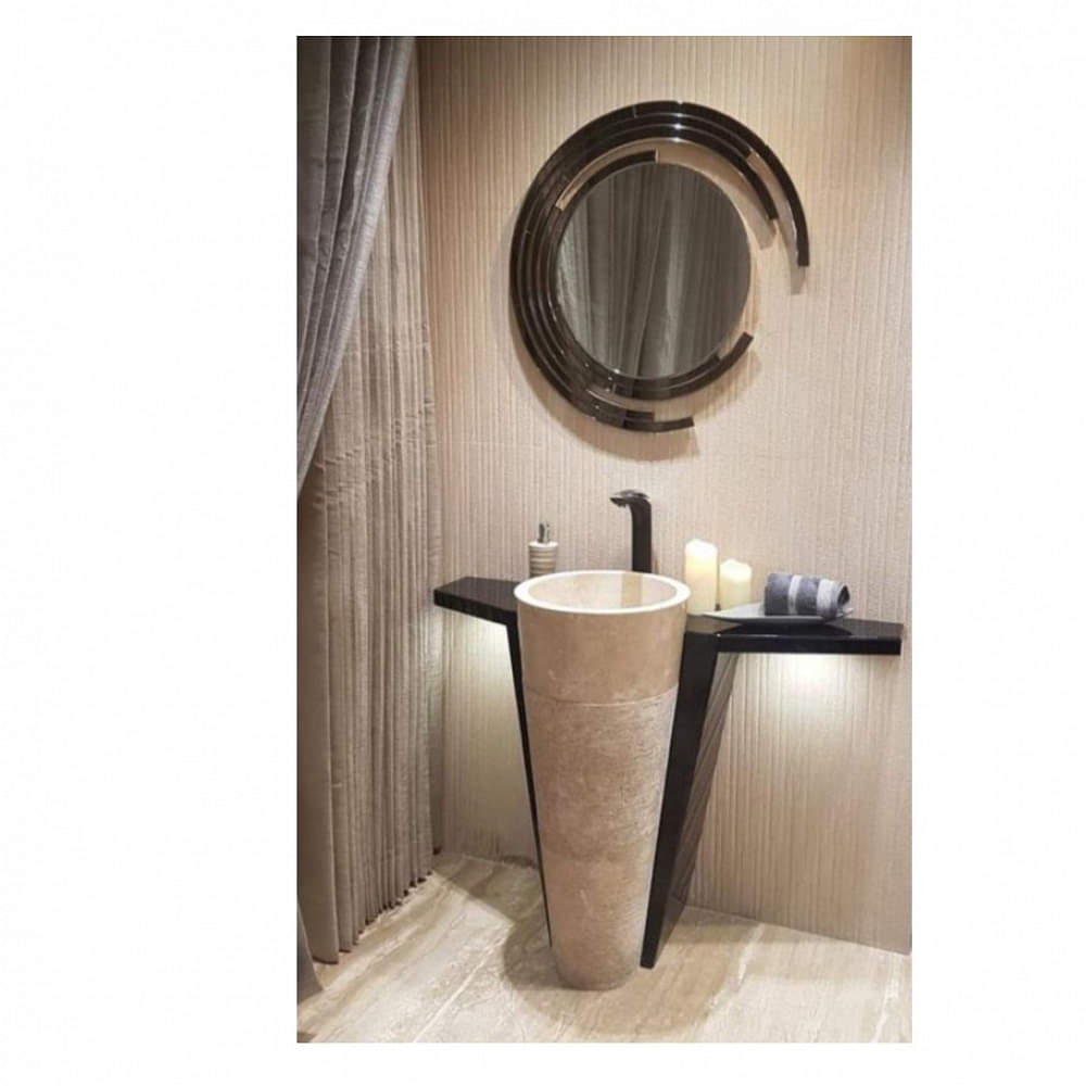 Marble Pedestal Wash Basin - photo