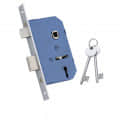 DOUBLE ACTION  HEAVY BRASS LOCK - top_view