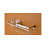 Stainless Bathroom Shelves with Soap Dispenser - front_view
