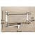 Double  Layer Multipurpose  Bathroom Shelf - rear_view