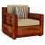 Classy Sofa Set - front_view