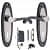 Mortise Door Lock Handle Set - front_view