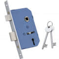 Mortise Door Lock Handle Set - rear_view