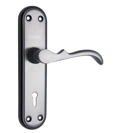 Mortise Door Lock Handle - rear_view
