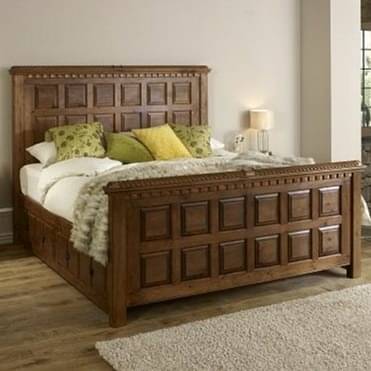 Teakwood King Size Bed with Storage