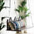 Teakwood/Sheesham Wood Brass Chain Swing - rear_view