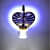 Heart Wall Light - top_view
