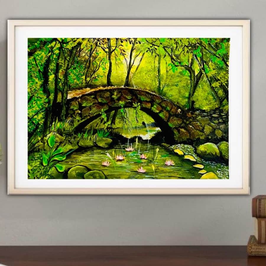 Wall Frame The Deep Forest - front_view