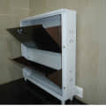 Wall Mounted Two Door Shoe Rack - photo