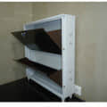Wall Mounted Two Door Shoe Rack - front_view