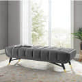 Mody Upholstered Velvet Bench - top_view