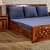 Solid Wood Sofa Cum Bed with Storage - top_view