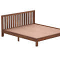 Solid Wood King Size Bed - rear_view