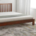 Solid Wood King Size Bed - left_view
