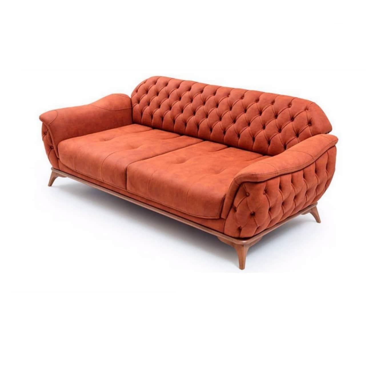 Parma Orange Sofa Set - photo