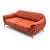 Parma Orange Sofa Set - top_view