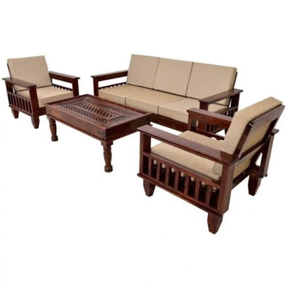 Sheesham Sofa Set for Living room set - photo
