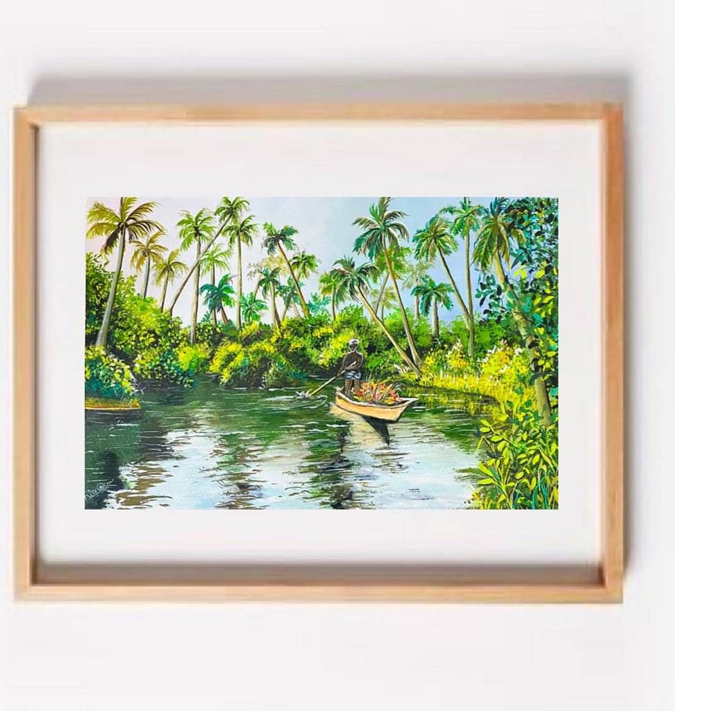 Beautiful Nature Realistic Wall Painting
