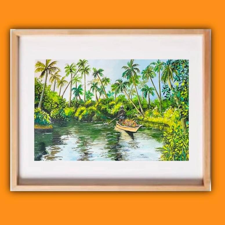 Beautiful Nature Realistic Wall Painting