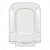 Parryware White Toilet Seat Cover - top_view