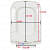 Parryware White Toilet Seat Cover - rear_view