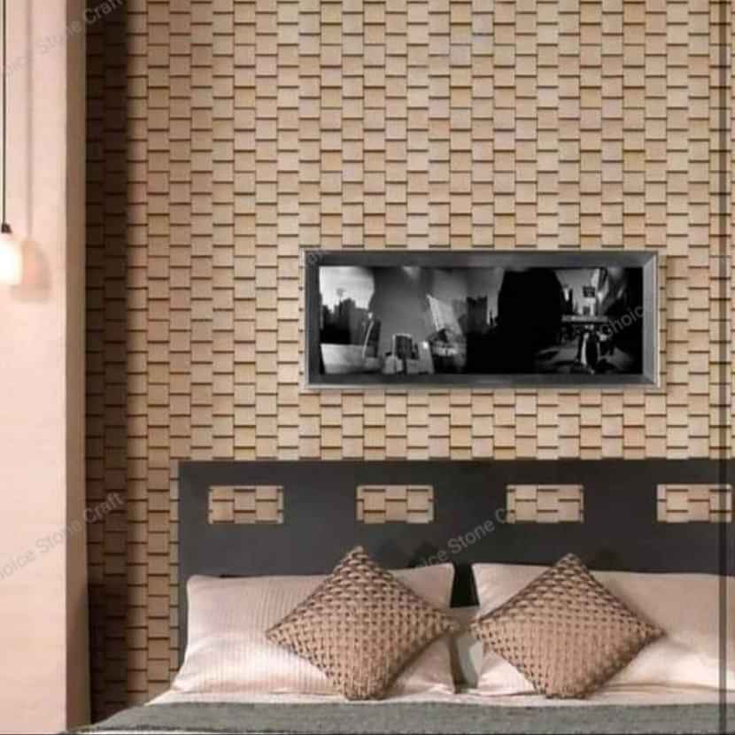 Natural wood finish  tiles - photo