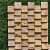 Natural wood finish  tiles - rear_view