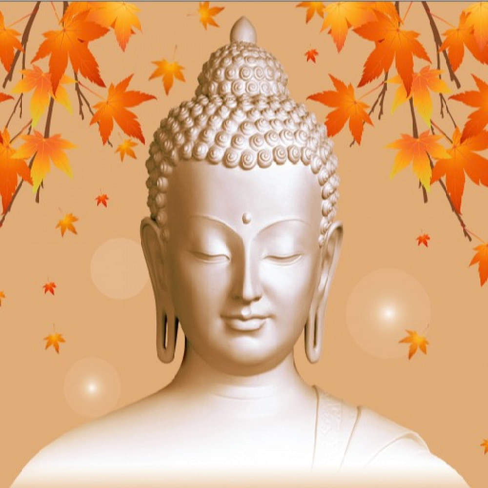 Decorative Wallpaper Buddha Sticker - photo