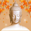 Decorative Wallpaper Buddha Sticker - front_view