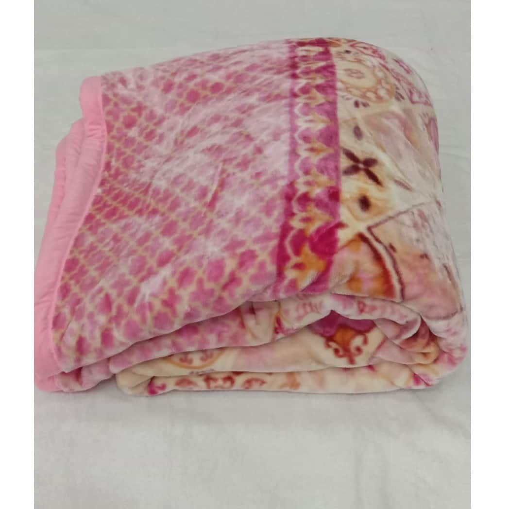 SUPER SOFT DOUBLE BED BLANKET - top_view