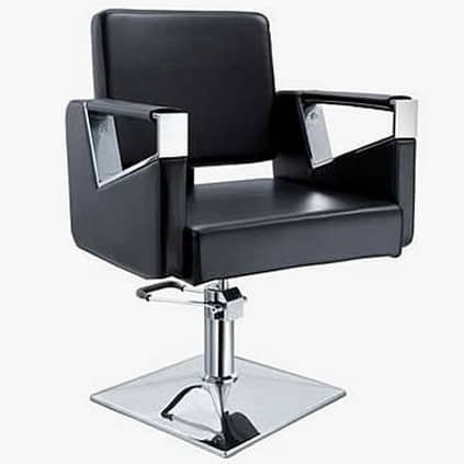 Black Salon Chair