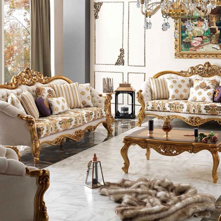 Yolo Luxury Royal 5 Seater Sofa - rear_view