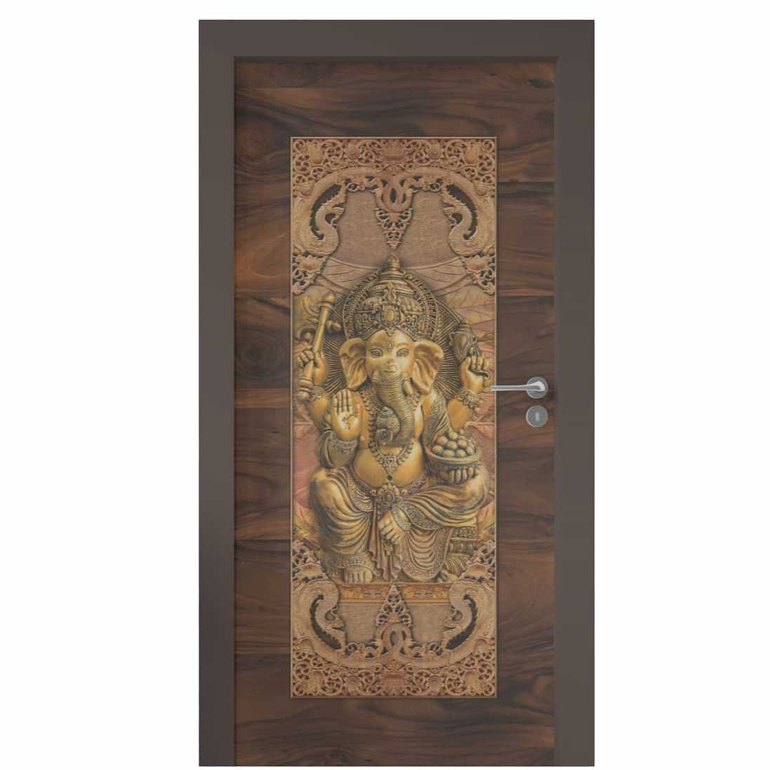 Ganesha Art Laminate Door - photo
